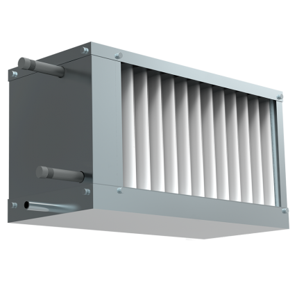 Водяной охладитель для прямоугольных каналов WHR-W 500*300-3