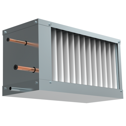 Фреоновый охладитель для прямоугольных каналов WHR-R 500*300-3