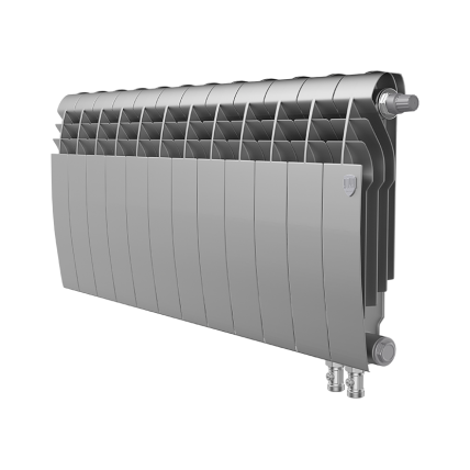 Радиатор Royal Thermo BiLiner 350 /Silver Satin VDR - 12 секц.